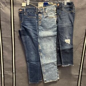 Abercrombie Stylish Blue Denim Girls Jeans 5/6 long